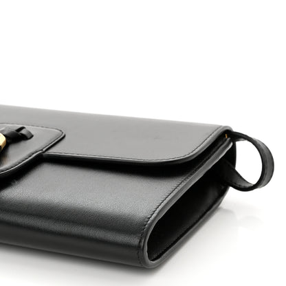 Celine Smooth Calfskin Tassels Wallet On Strap Black 10 of 11