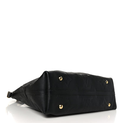 Louis Vuitton Empreinte Monogram Giant CarryAll MM Black 5 of 9