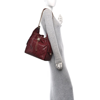 Chanel Caviar Quilted Medium Chanel 25 Handbag Burgundy 2 of 11