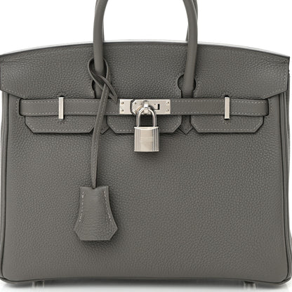 Hermes Togo Birkin 25 Gris Meyer 8 of 15