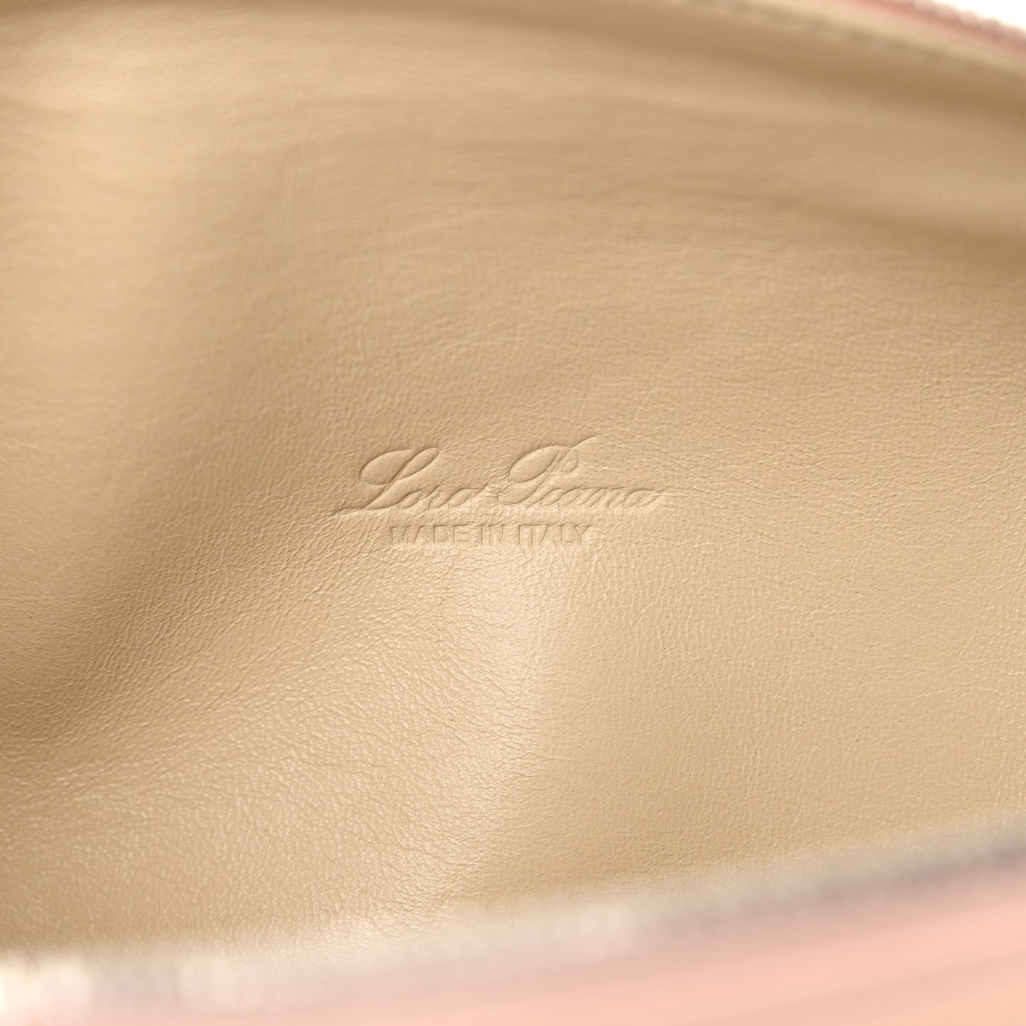 Grained Calfskin L19 Extra Pocket Pouch Candoglia Marble