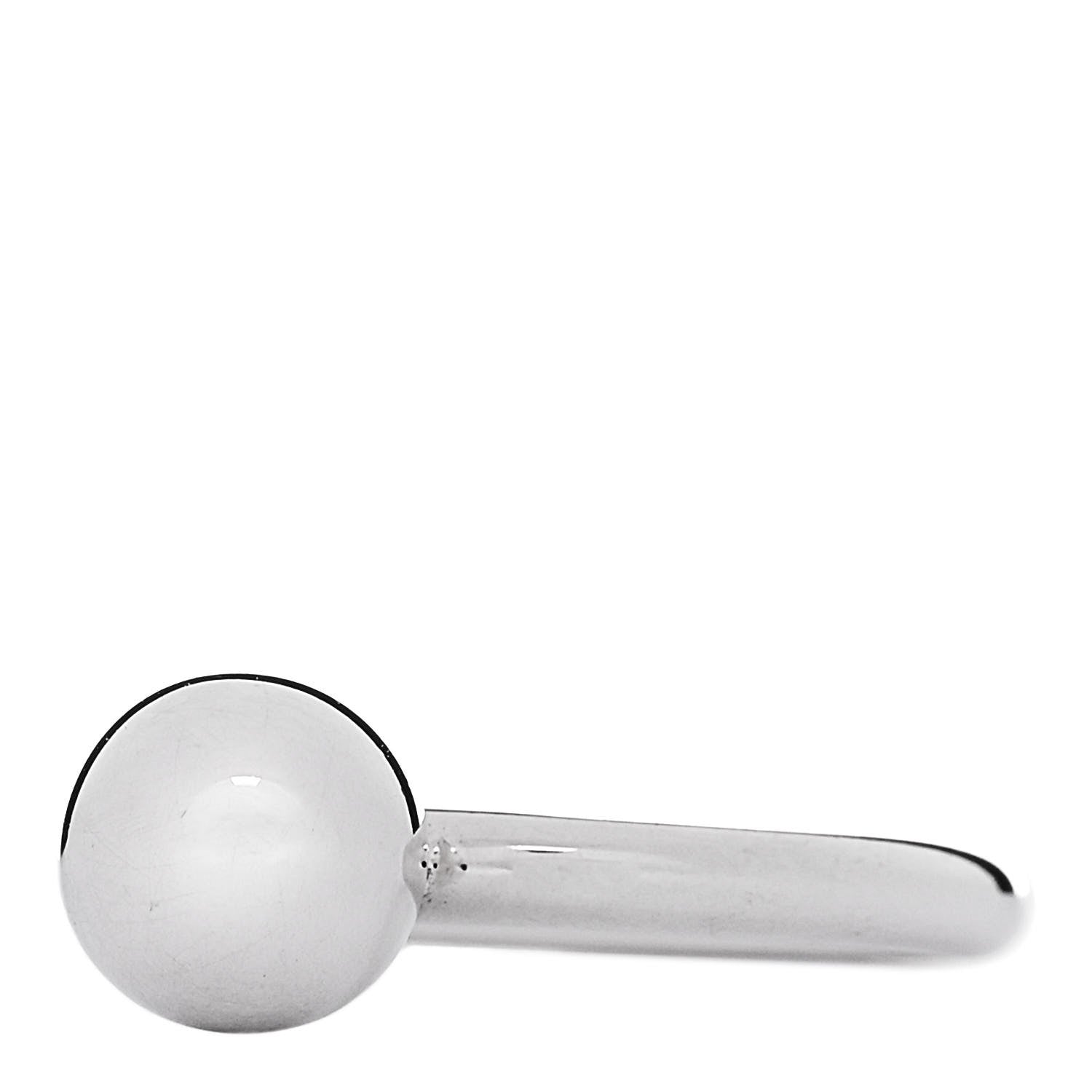 Tiffany Sterling Silver 8mm Hardwear Ball Ring 49 5 3 of 7