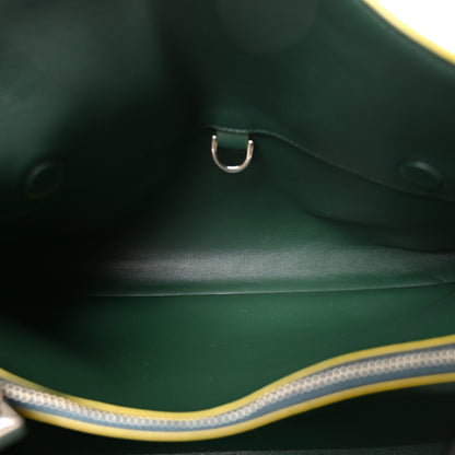 Salvatore Ferragamo Calfskin Medium Hug Soft Shoulder Bag Lemon Moss Green 5 of 9