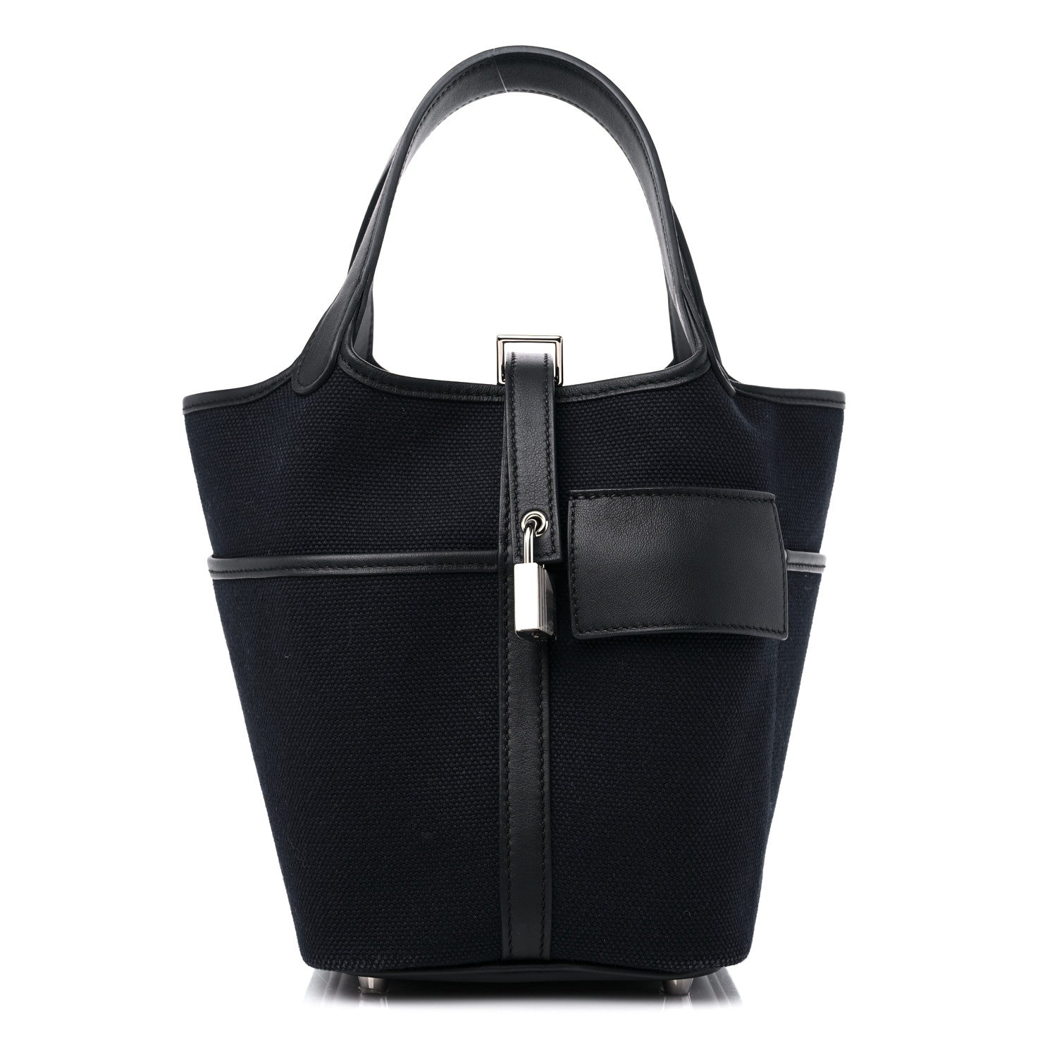 Hermes Toile Goeland Swift Cargo Picotin Lock 18 Caban Black 1 of 10