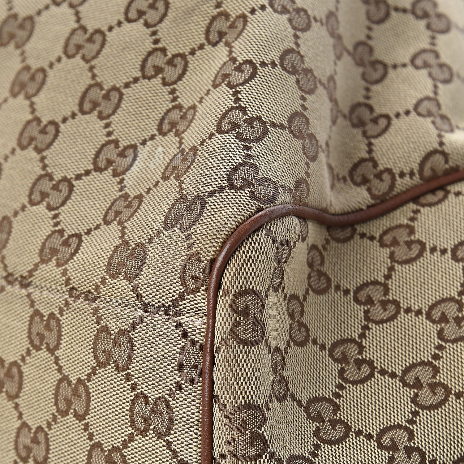 Gucci Monogram Large Sukey Tote Brown 14 of 15
