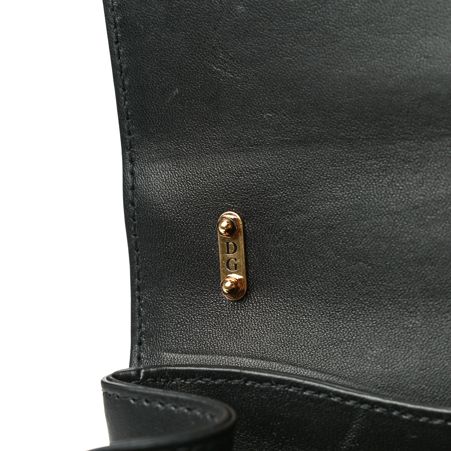 Dolce & Gabbana Calfskin Mini Devotion Crossbody Bag Black 9 of 17