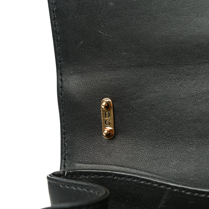 Dolce & Gabbana Calfskin Mini Devotion Crossbody Bag Black 9 of 17
