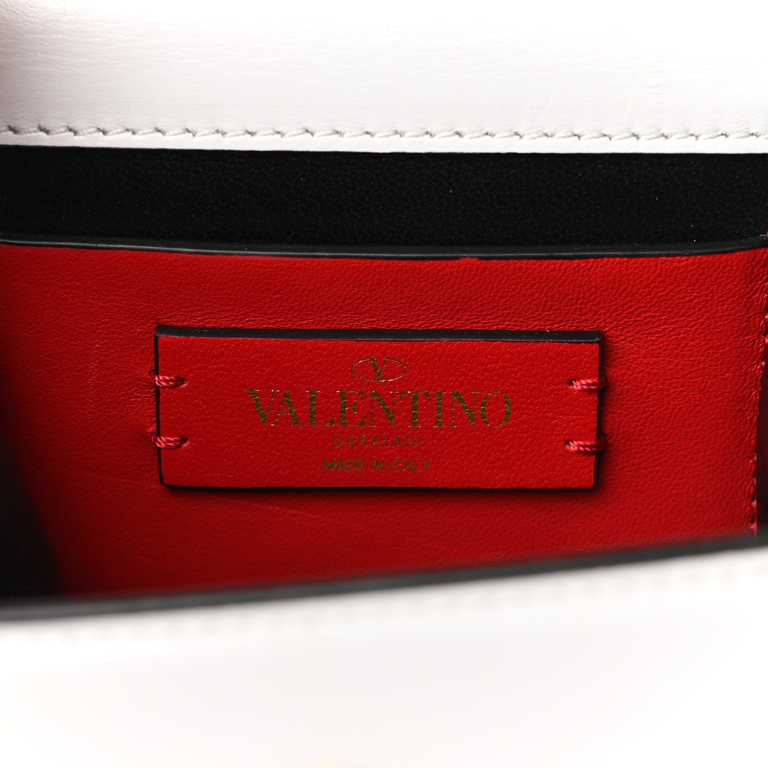Valentino Garavani Smooth Calfskin Micro VSling Shoulder Bag White 6 of 10