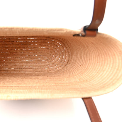 Loewe Raffia Small Square Basket Tote Bag Natural Pecan 4 of 9