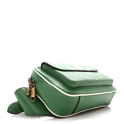Gucci X ADIDAS Textured Dollar Calfskin Belt Bag Green 4 of 10