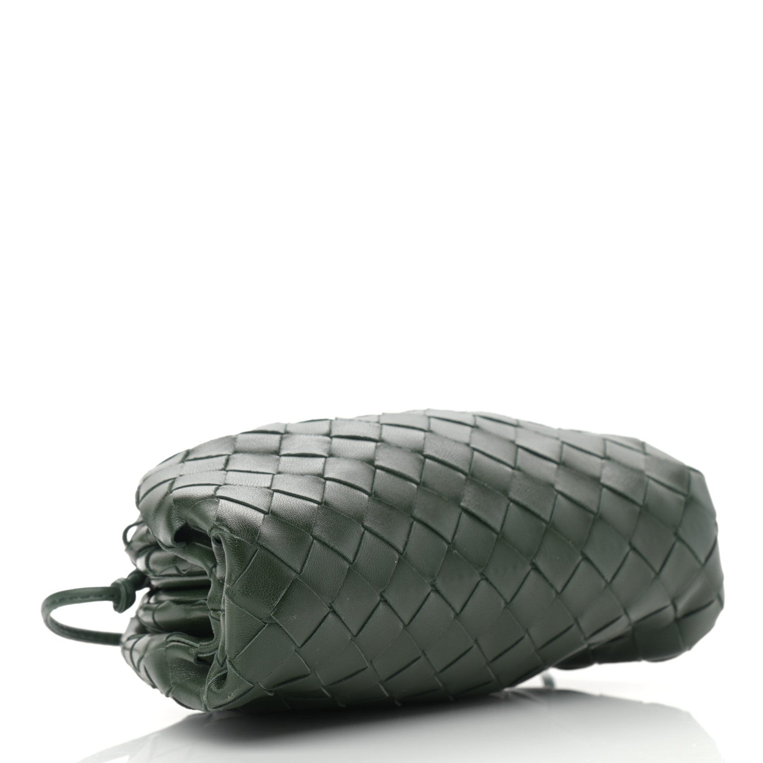 Bottega Veneta Nappa Intrecciato The Mini Pouch Bottle Green 4 of 11