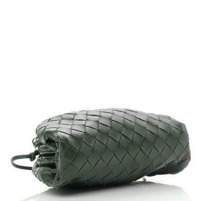 Bottega Veneta Nappa Intrecciato The Mini Pouch Bottle Green 4 of 11
