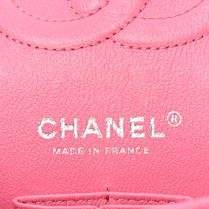 Chanel Caviar Chevron Quilted Medium Double Flap Pink 6 of 10