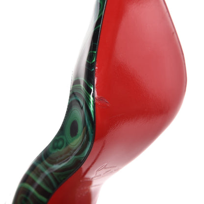 Christian Louboutin Patent Malachite So Kate 120 Pumps 36 Vert 6 of 9