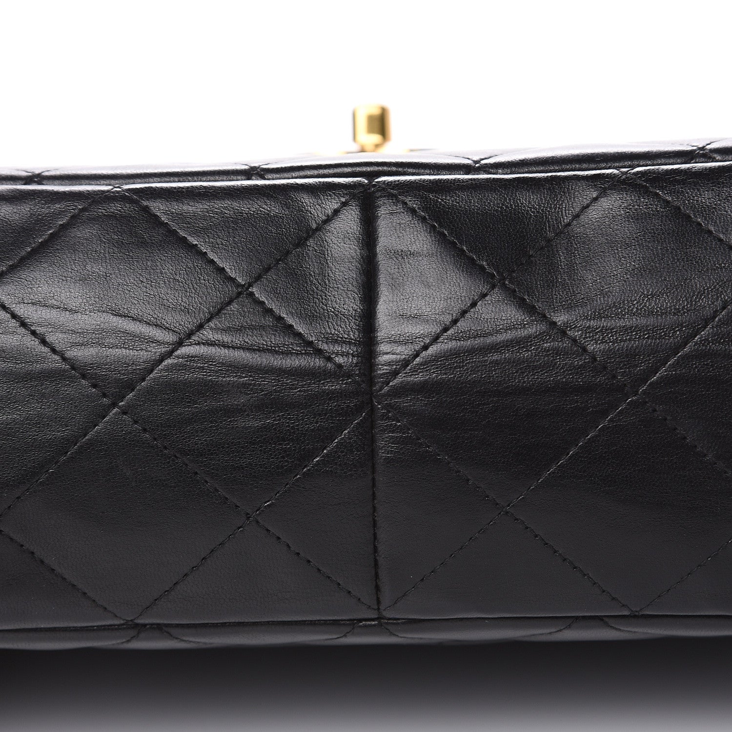 Chanel Lambskin Quilted Jumbo Single Flap Black 10 of 20