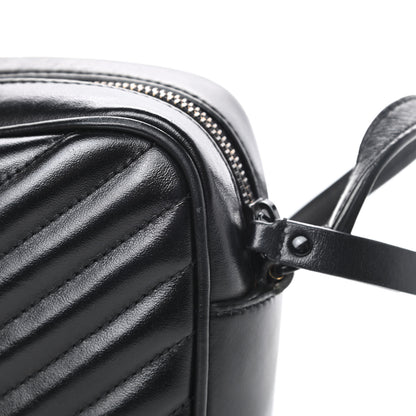 Saint Laurent Calfskin Matelasse Monogram Lou Camera Bag Black 15 of 15