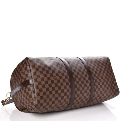Louis Vuitton Damier Ebene Keepall Bandouliere 55 4 of 7
