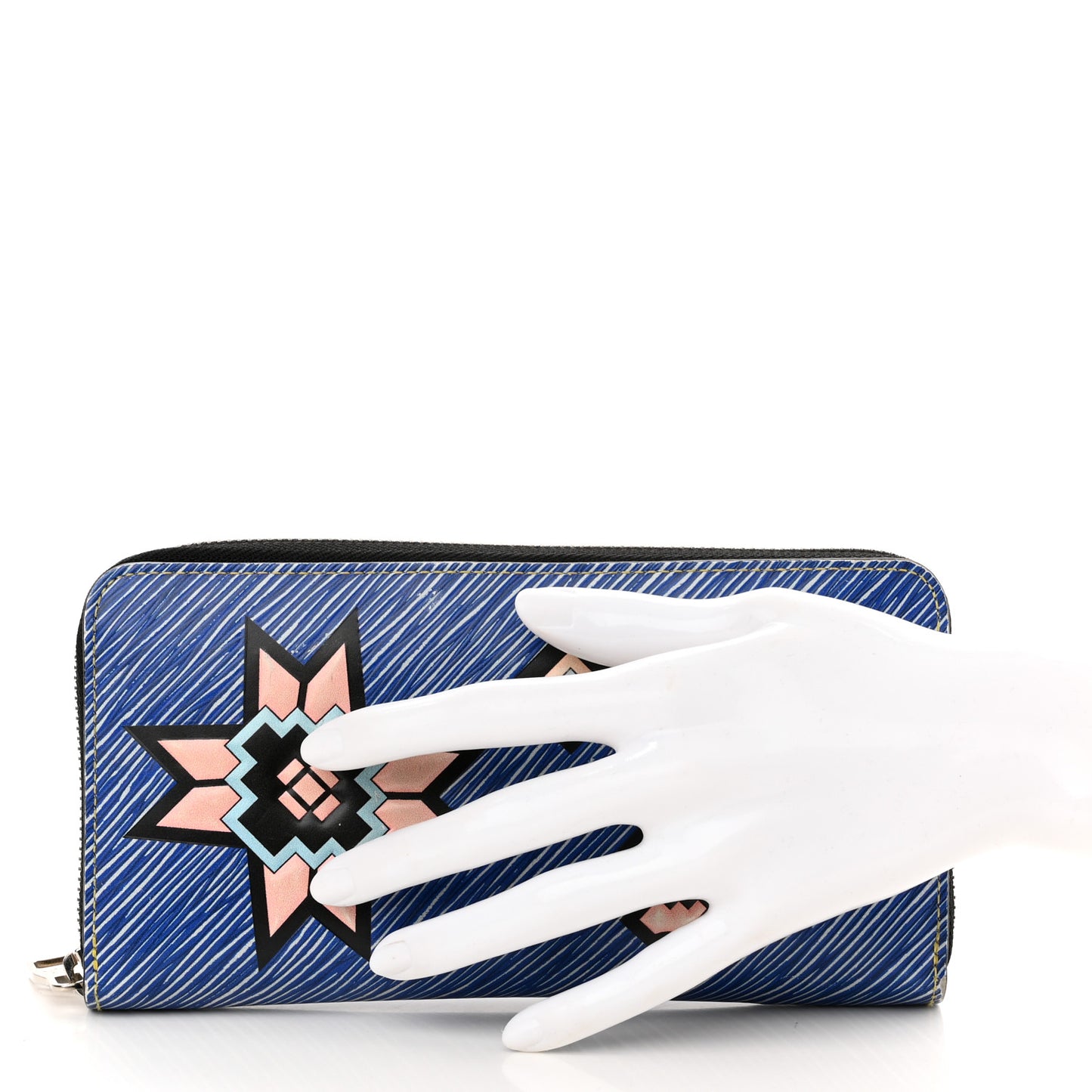 Epi Azteque Zippy Wallet Denim Light