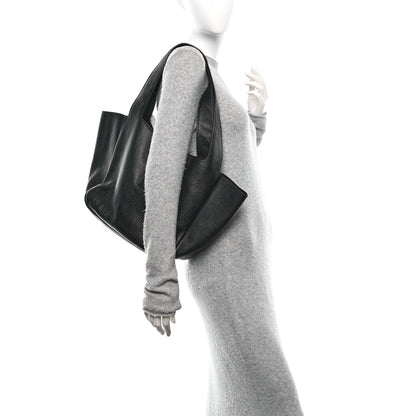Saint Laurent Grained Deerskin Bea Tote Black 2 of 11