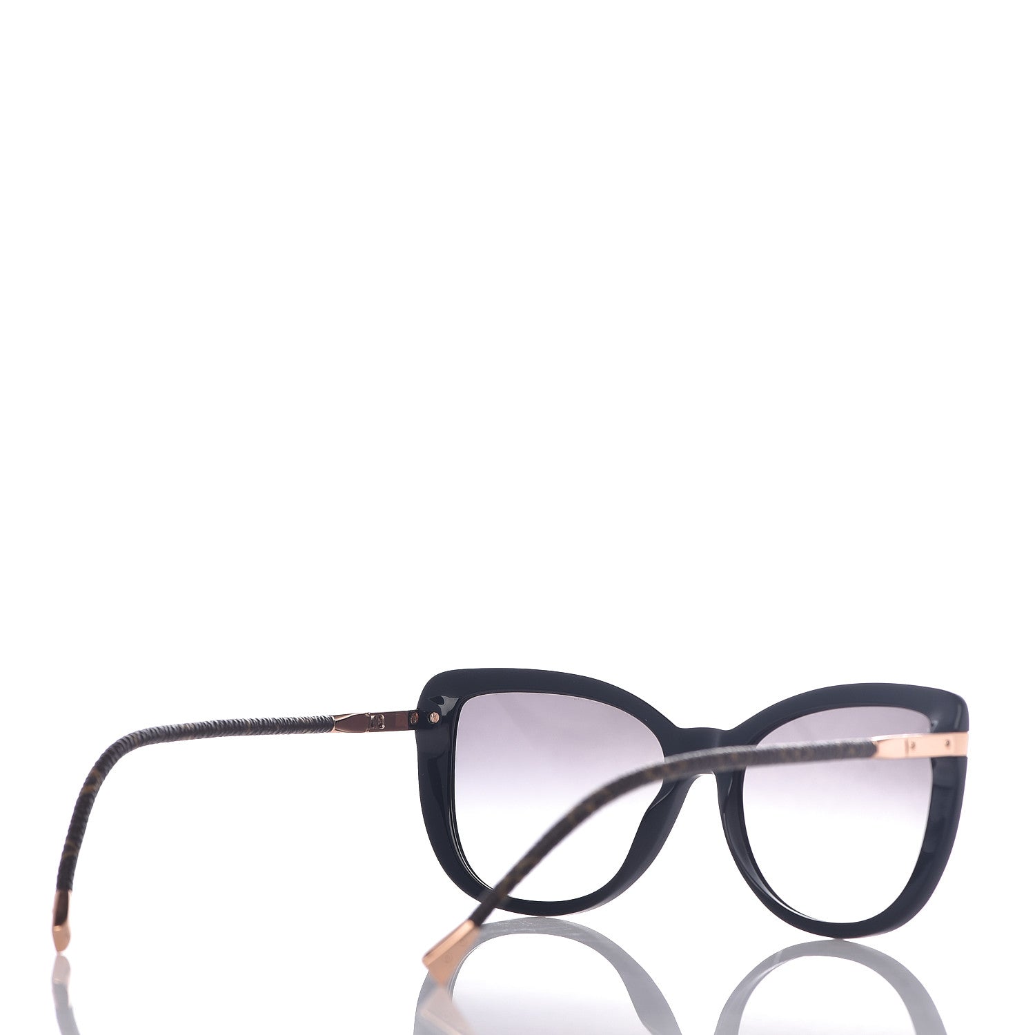 Louis Vuitton Monogram Acetate Charlotte Sunglasses Z0781W Black 4 of 6