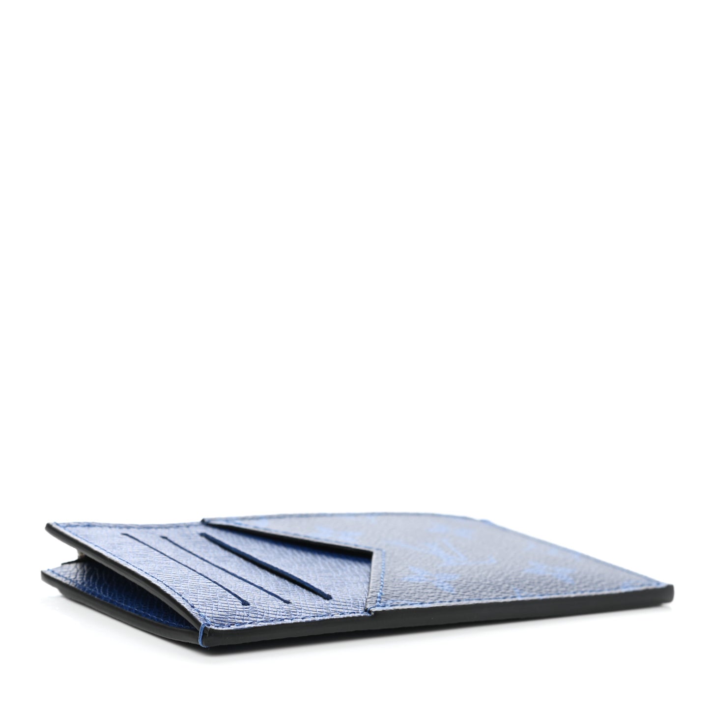Monogram Taiga Coin Card Holder Cobalt