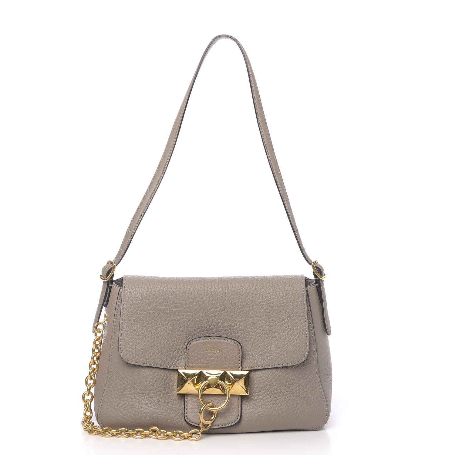 Mulberry Heavy Grain Calfskin Mini Keeley Solid Grey 2 of 18