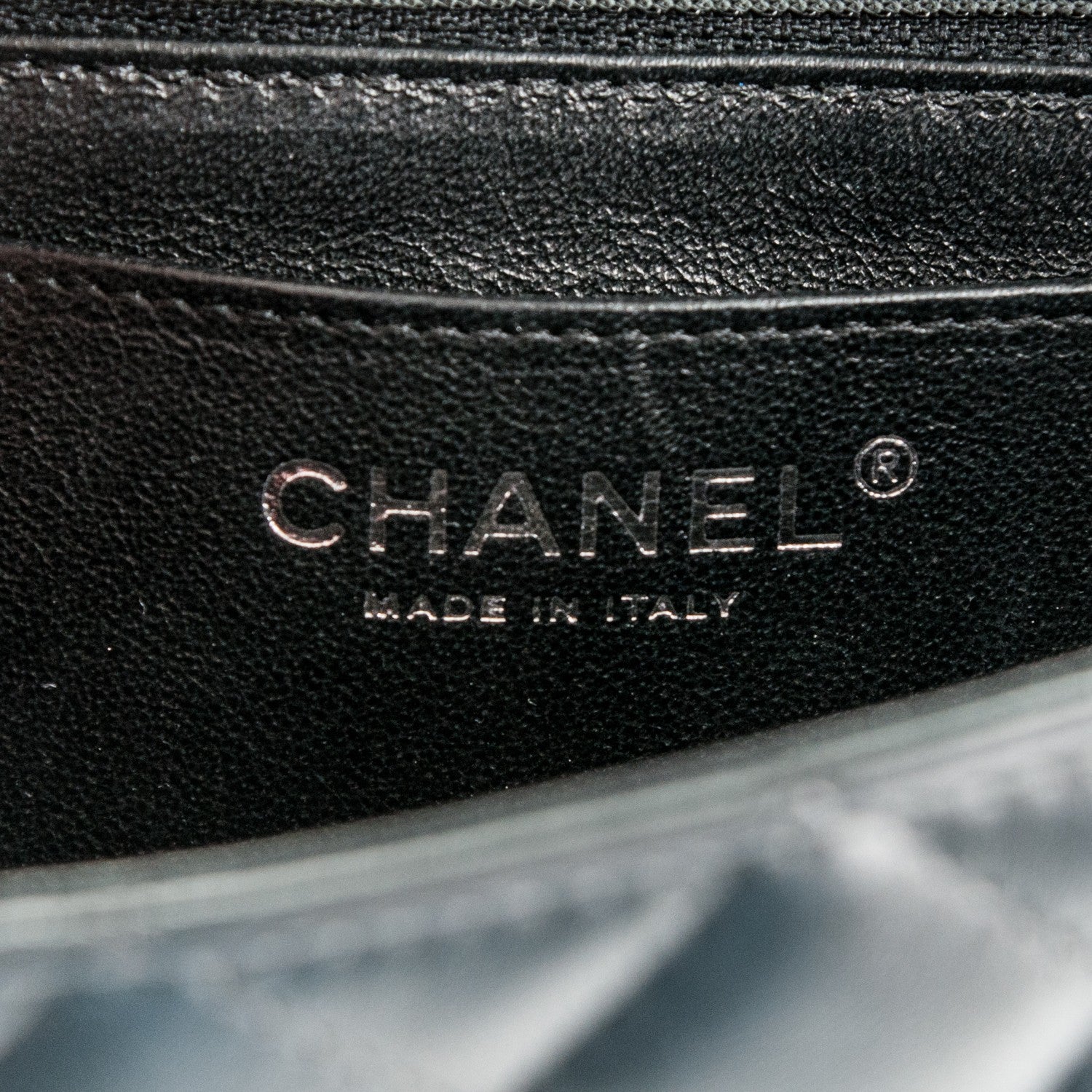 Chanel Lambskin Quilted Mini Rectangular Flap Black 7 of 8