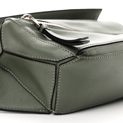 Loewe Calfskin Mini Puzzle Bumbag Dark Sage 9 of 11