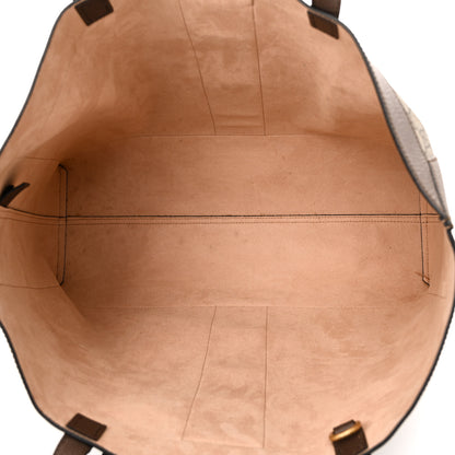 Gucci GG Supreme Monogram Web Ophidia Tote Brown 6 of 11