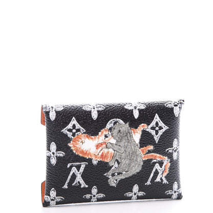 Louis Vuitton Catogram Small Kirigami Pochette Insert Black White 2 of 7