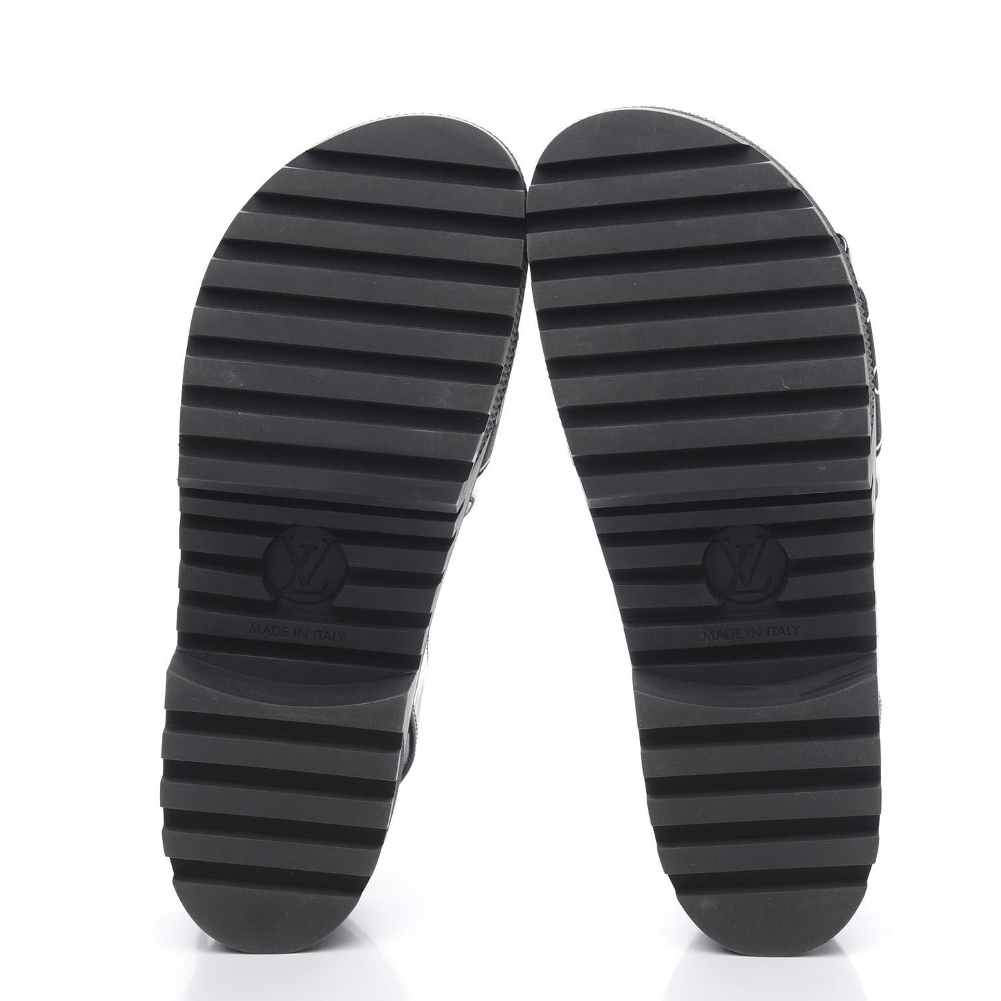 Patent Calfskin Laureate Platform Sandals 35 Black