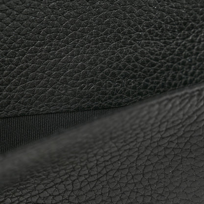 Salvatore Ferragamo Calfskin City Wallet On Chain Black 9 of 9