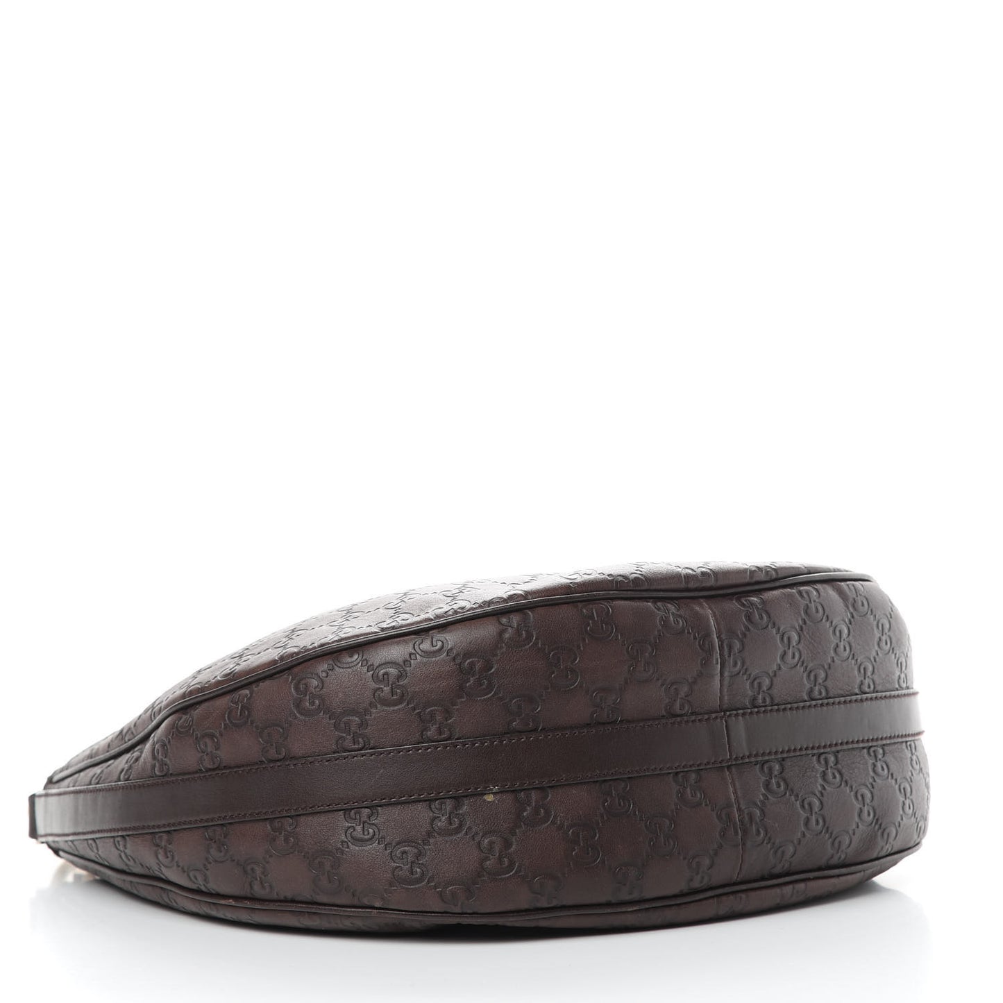 Guccissima Medium GG Twins Hobo Dark Brown