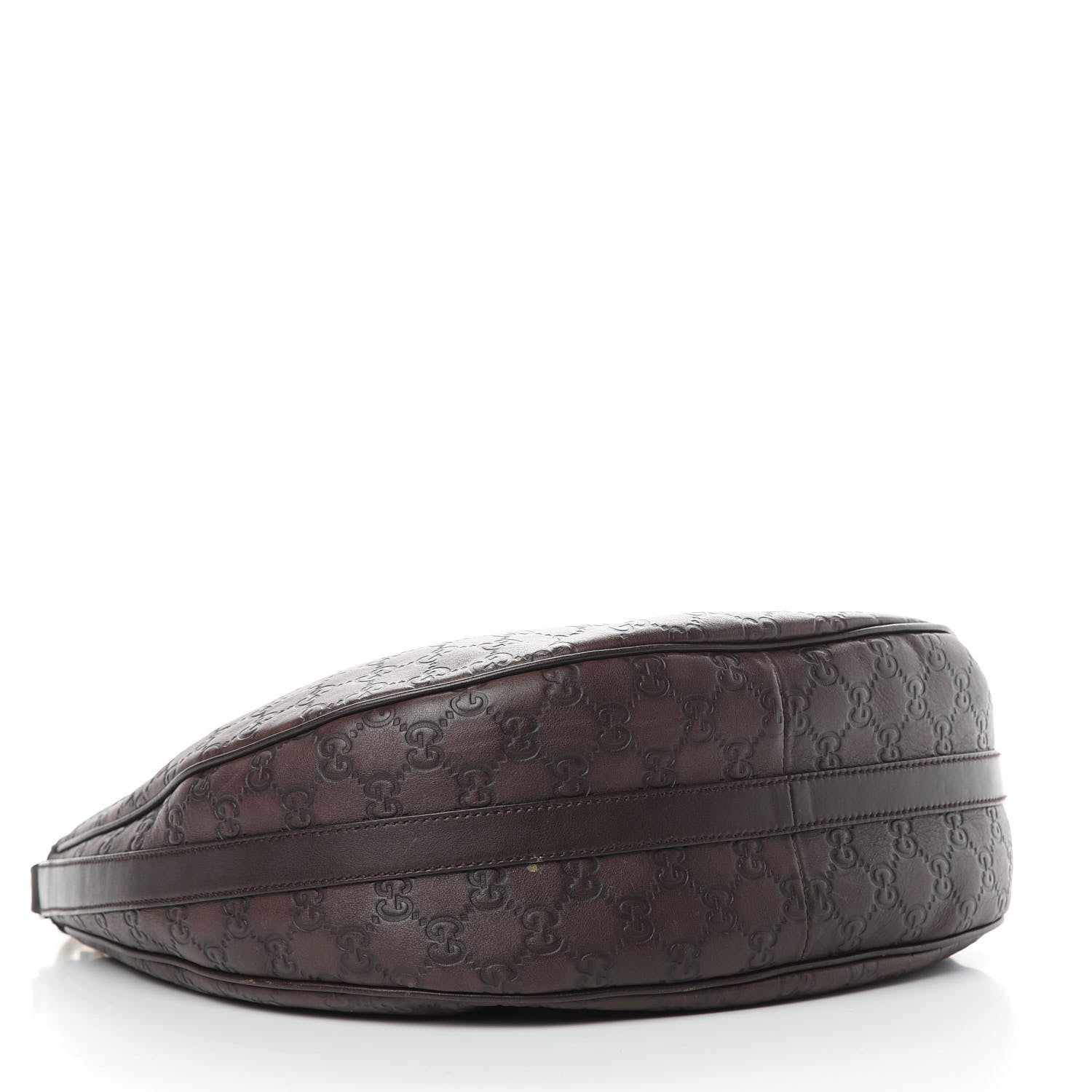 Gucci Guccissima Medium GG Twins Hobo Dark Brown 4 of 12