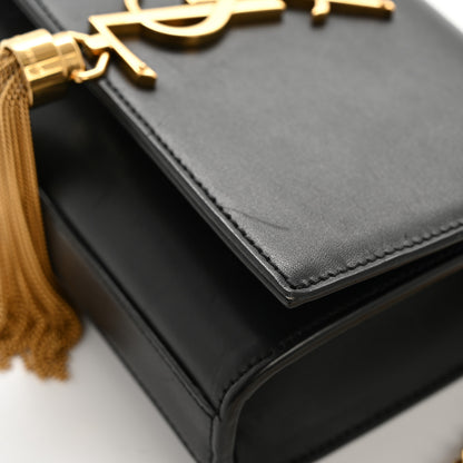 Saint Laurent Calfskin Small Classic Monogram Kate Tassel Satchel Black 15 of 15