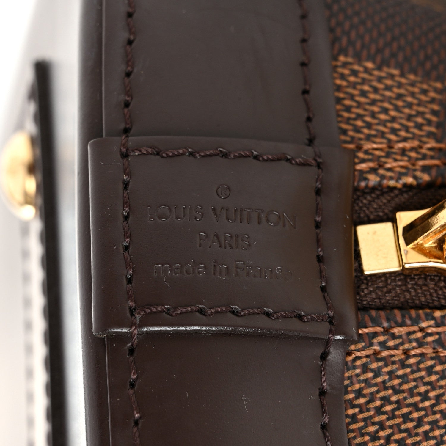 Louis Vuitton Damier Ebene Alma BB 7 of 9