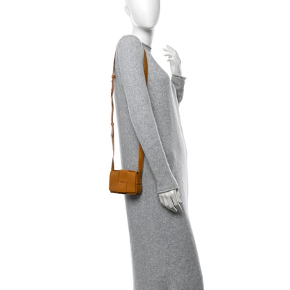 Bottega Veneta Lambskin Maxi Intreccio Candy Cassette Crossbody Bag Caramel 2 of 9