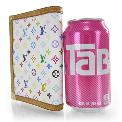 Louis Vuitton Monogram Multicolor Small Ring Agenda Cover White 2 of 7