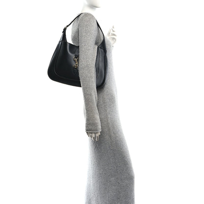 Gucci Boarded Dyana Lux Calfskin Medium Jackie 1961 Hobo Black 2 of 10