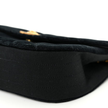 Chanel Velvet Quilted Lion Shoulder Bag Black 9 of 9