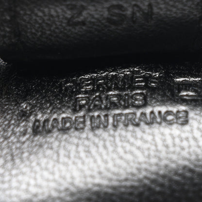 Hermes Milo Lambskin Matte Alligator Touch Grigri Rodeo Horse Bag Charm PM So Black 3 of 5