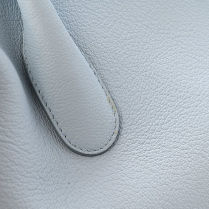 Christian Dior Supple Grained Calfskin Large Open Bar Tote Light Blue 13 of 13