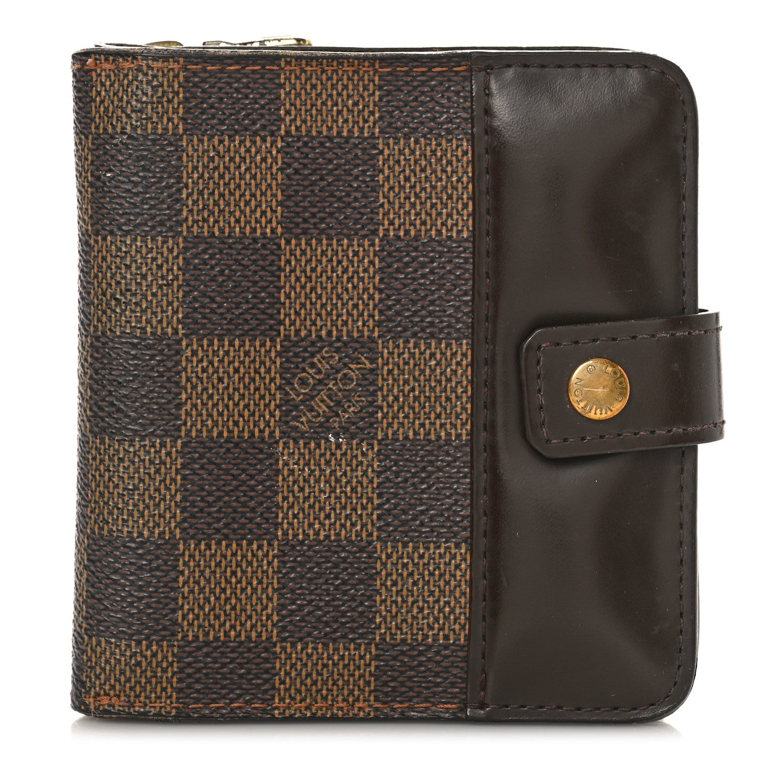 Louis Vuitton Damier Ebene Zippe Zipped Compact Wallet 1 of 13