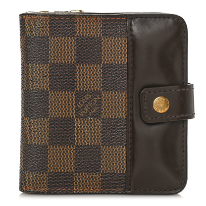 Louis Vuitton Damier Ebene Zippe Zipped Compact Wallet 1 of 13