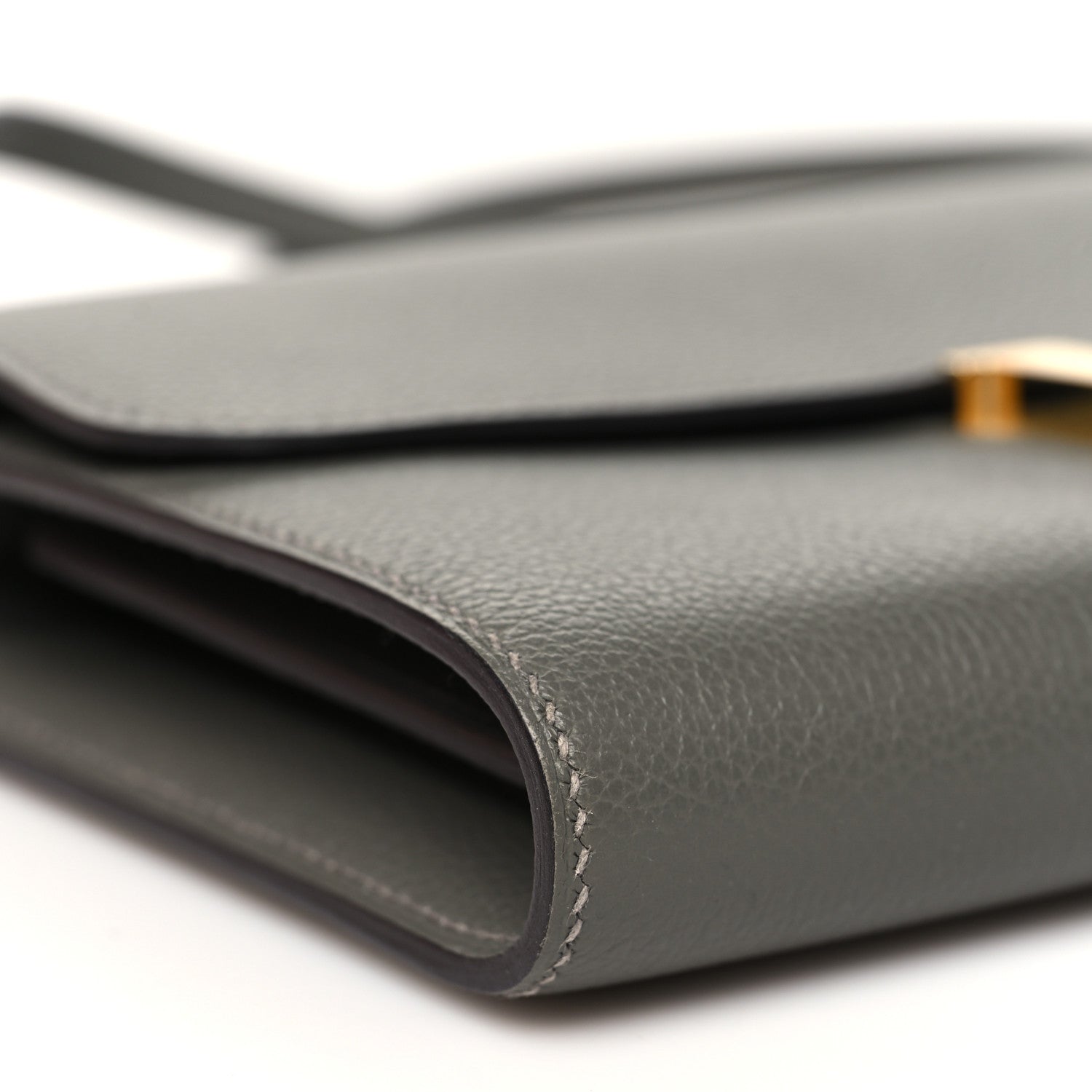 Hermes Evercolor Constance Long To Go Wallet Gris Meyer Gris Meyer 9 of 11