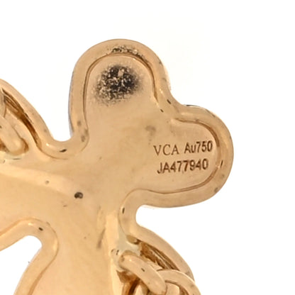 Van Cleef & Arpels 18K Yellow Gold Diamond Frivole 5 Flowers Bracelet 4 of 5