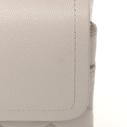 Chanel Caviar Quilted Jumbo Double Flap Ivory 5 of 5