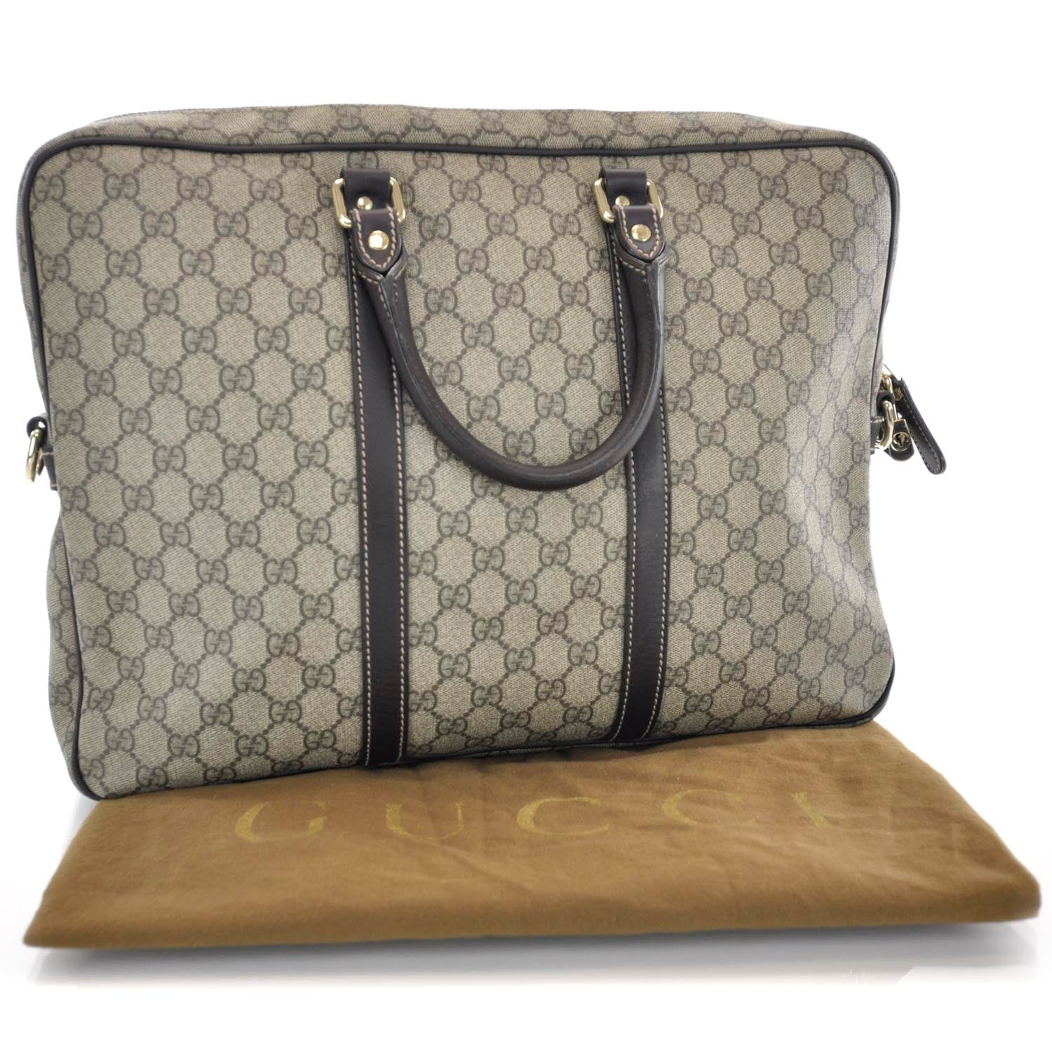 Gucci Monogram Briefcase 3 of 12