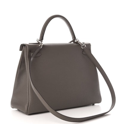 Hermes Togo Kelly Retourne 32 Etain 4 of 13