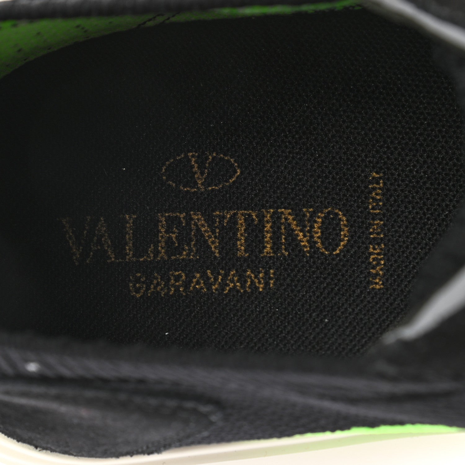 Valentino Garavani Fabric Knit Mens Rockstud Sound Low Sneakers 41 Black Multicolor 7 of 8